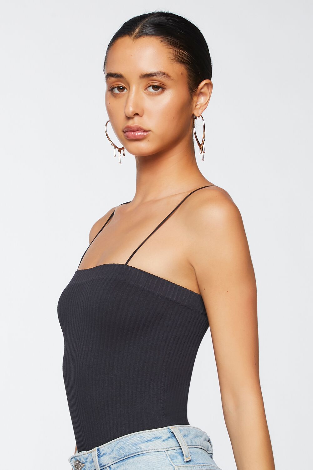 Ribbed Cami Bodysuit - Image 2