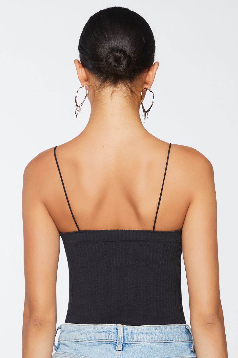 Ribbed Cami Bodysuit - Image 3
