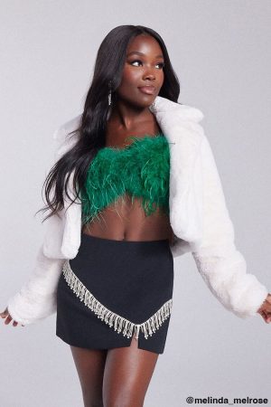 Feather Cropped Cami