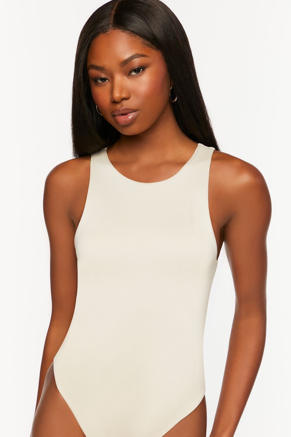 Contour Sculpt Sleeveless Fitted Bodysuit - Image 9