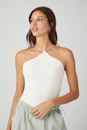 Contour Sculpt Fitted Halter Bodysuit