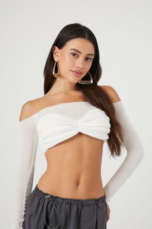 Off-the-Shoulder Crop Top