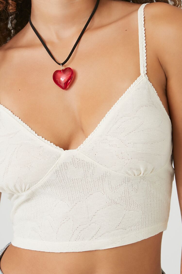 Cropped Rib-Knit Cami - Image 5