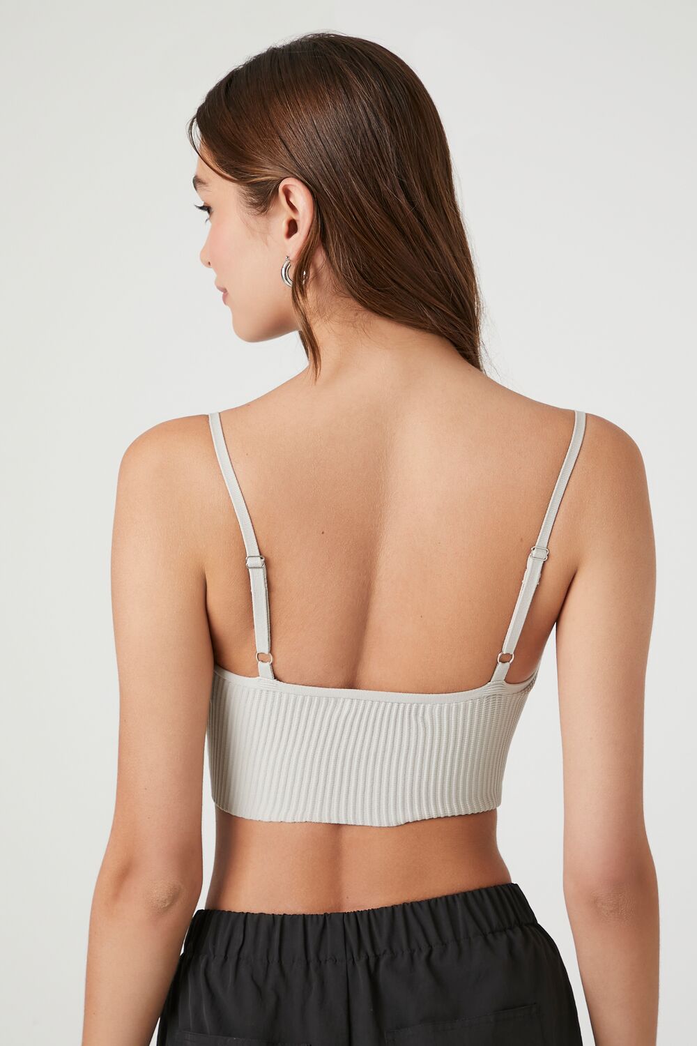 Sweater-Knit Cropped Cami - Image 3