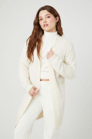 Open-Front Cardigan Sweater