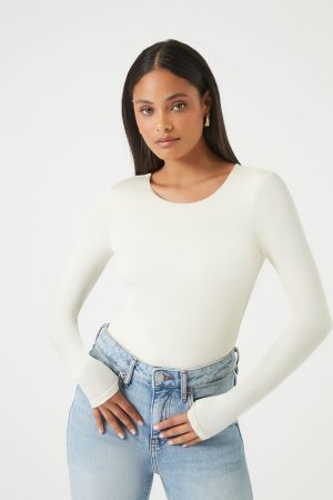 Fitted Long-Sleeve Bodysuit