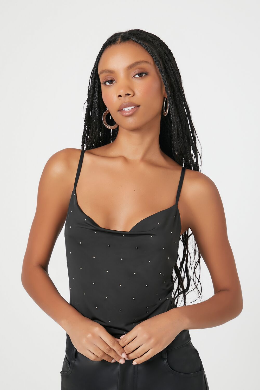 Rhinestone Cami Bodysuit