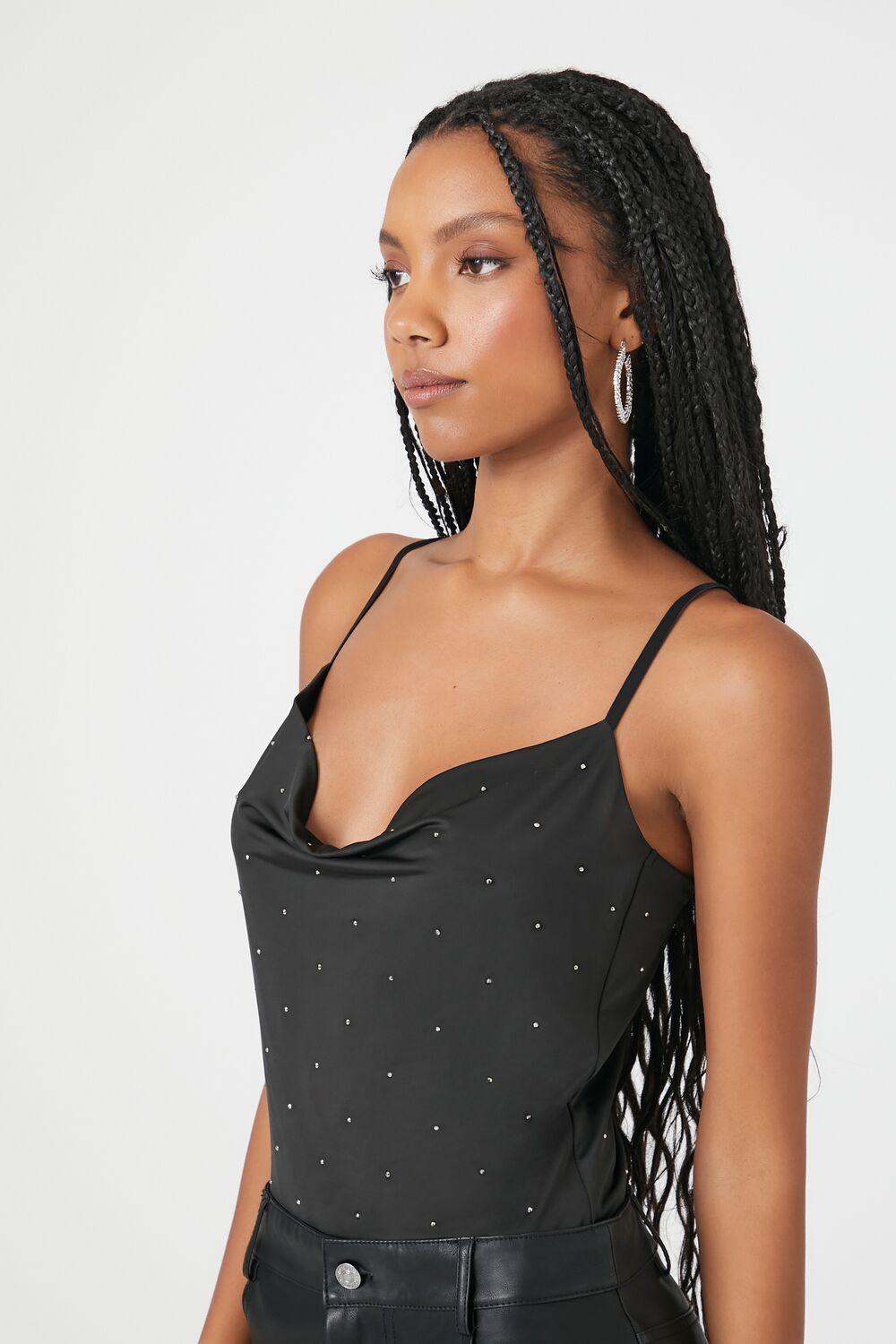 Rhinestone Cami Bodysuit - Image 2