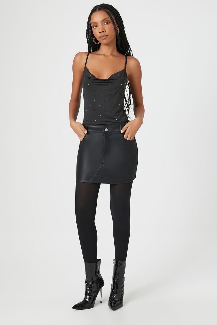 Rhinestone Cami Bodysuit - Image 4