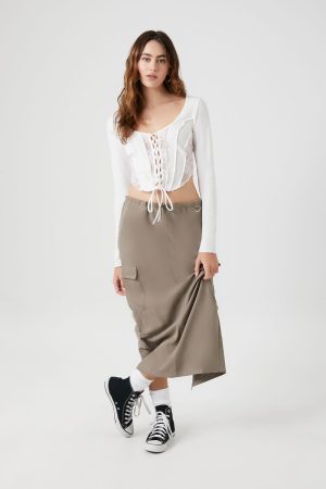 Cargo Maxi Skirt