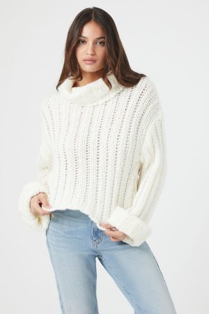 Turtleneck Cropped Sweater
