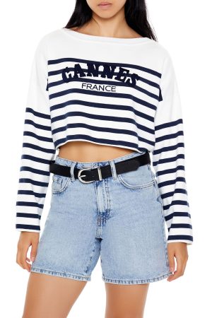 Cannes France Cropped Sweater