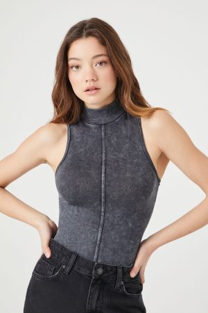 Seamless Mock Neck Bodysuit