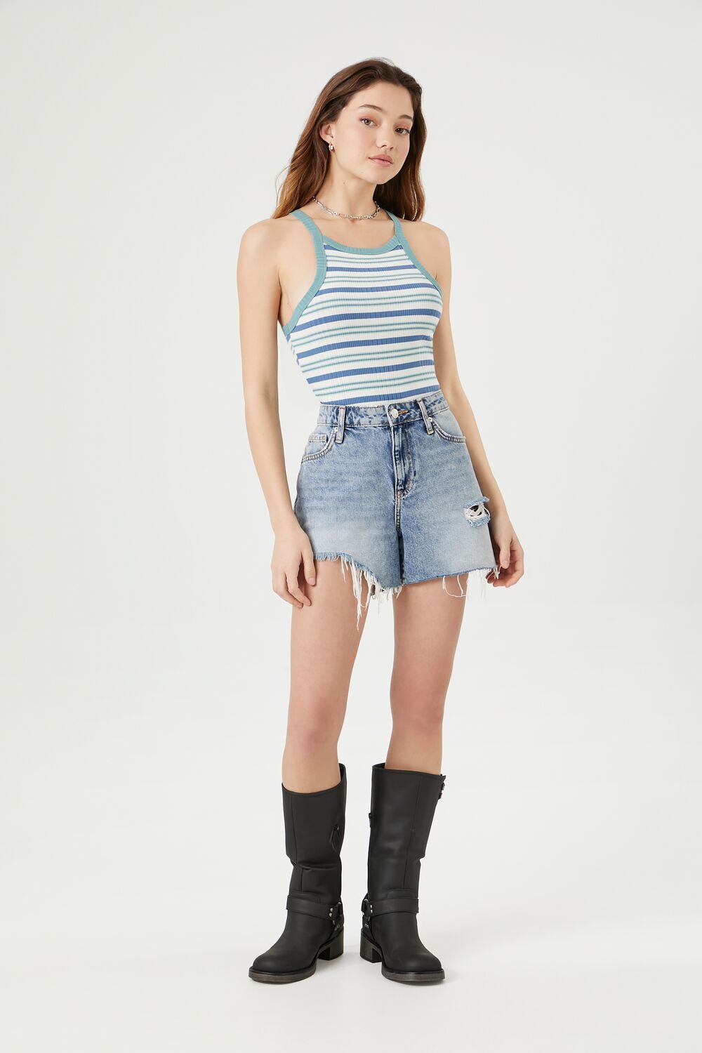 Striped Cami Bodysuit - Image 4