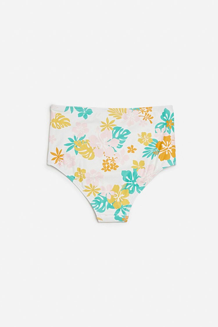 Girls Floral Print Bikini Bottoms (Kids) - Image 2