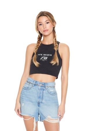 New Mexico Graphic Crop Top