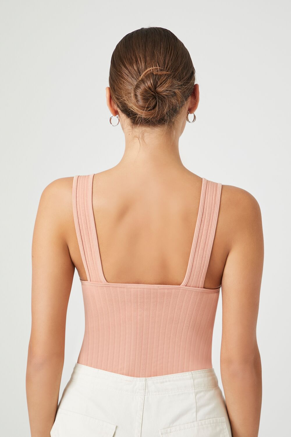 Seamless Ribbed Tank Bodysuit - Image 18