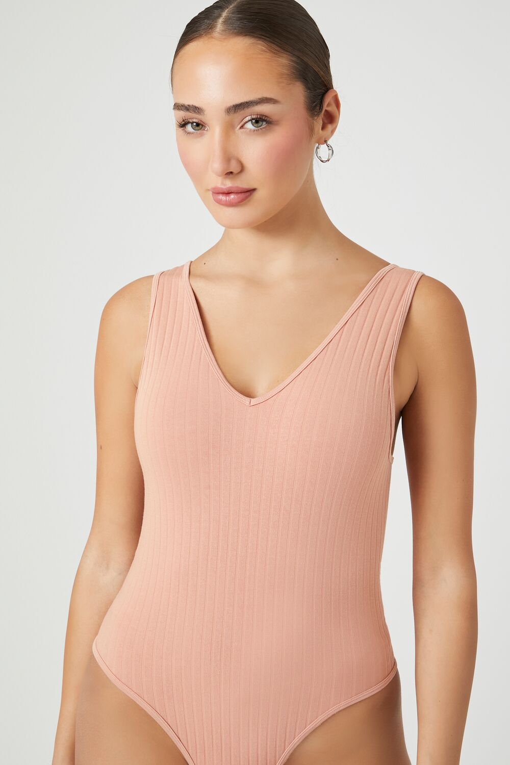 Seamless Ribbed Tank Bodysuit - Image 20