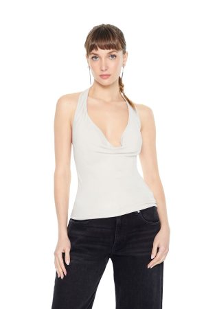 Cowl Halter Top