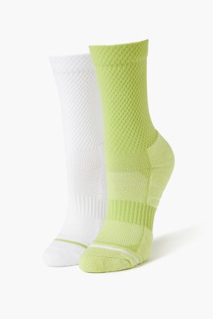 Textured Crew Socks Set - 2 pack