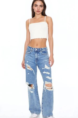 Rosette Lettuce-Edge Cropped Cami