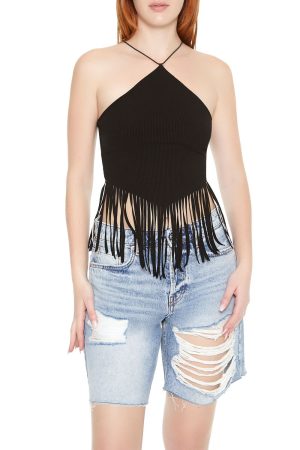 Fringe Cropped Cami