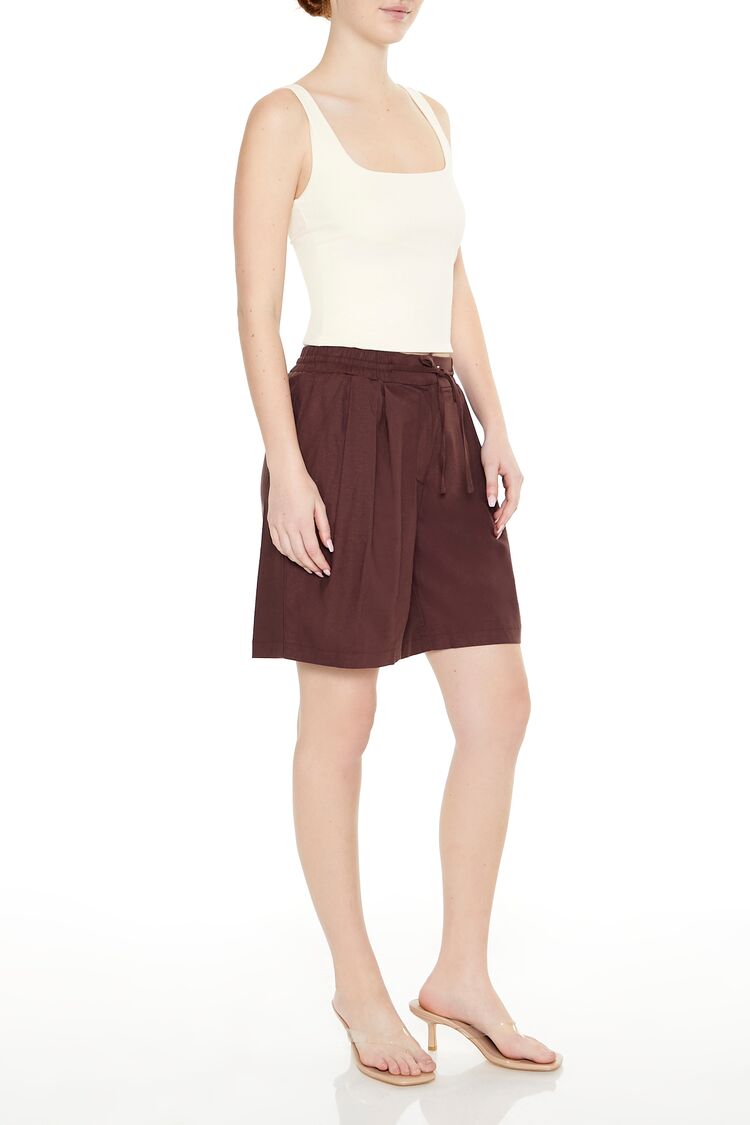 Drawstring Trouser Shorts - Image 2
