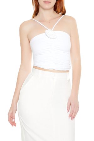 Cropped Rosette Cami