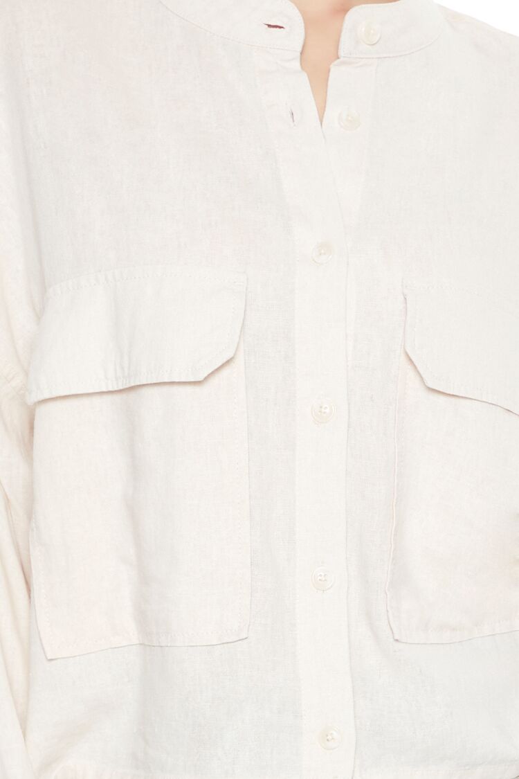 Mock-Neck Cargo Shacket - Image 5