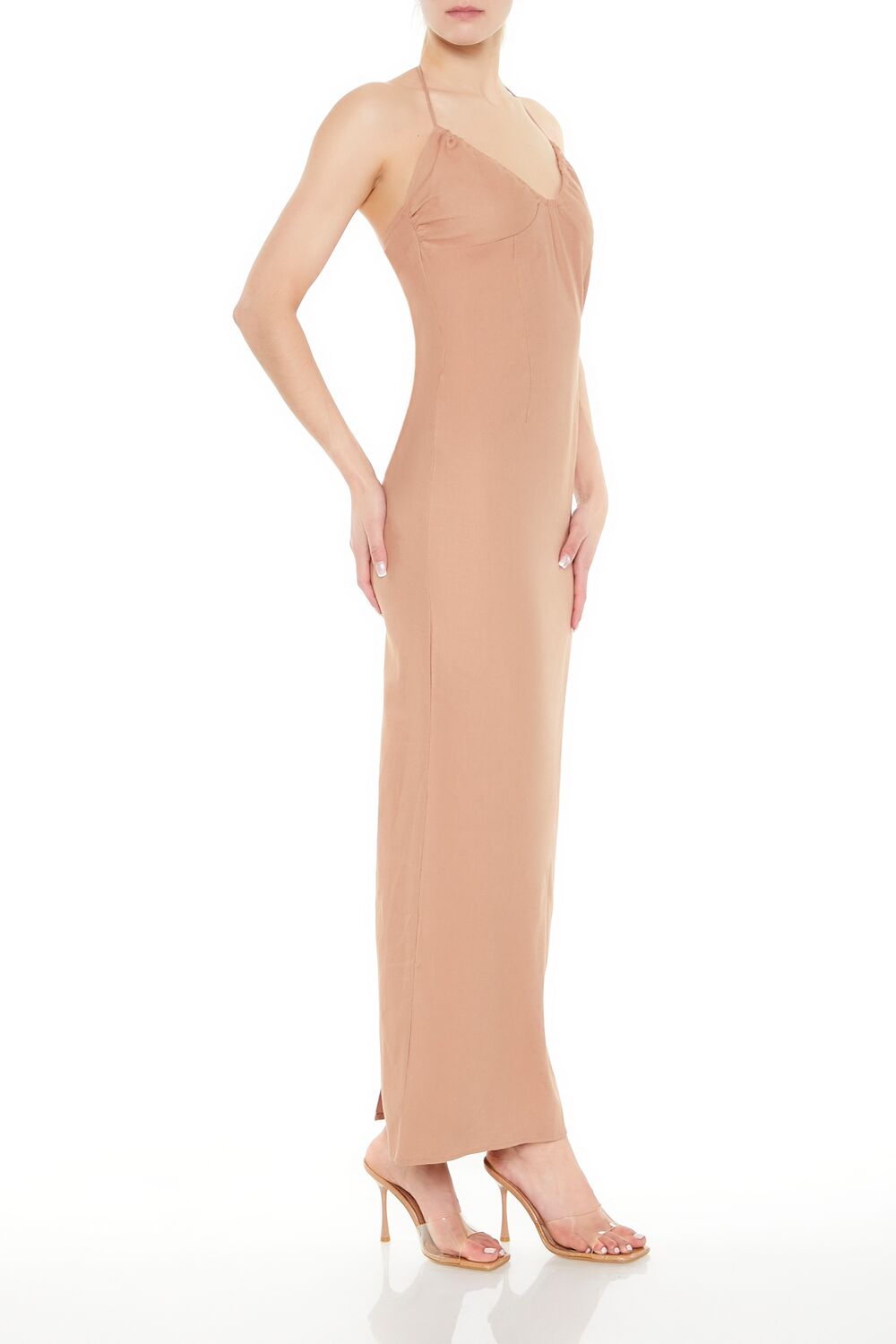 Halter Maxi Column Dress - Image 6