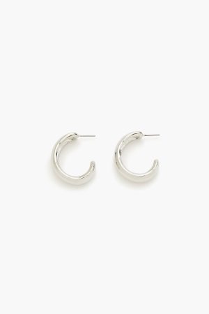 Smooth Hoop Earrings