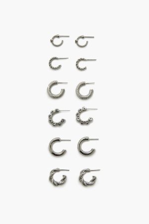 Assorted Hoop Earring Set