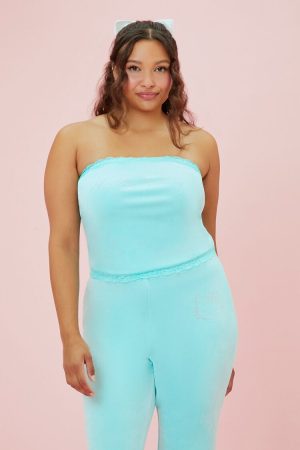 Plus Size Hello Kitty Velour Tube Top