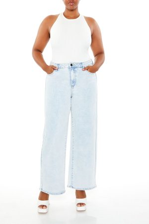 Plus Size Crisscross Sweater-Knit Bodysuit