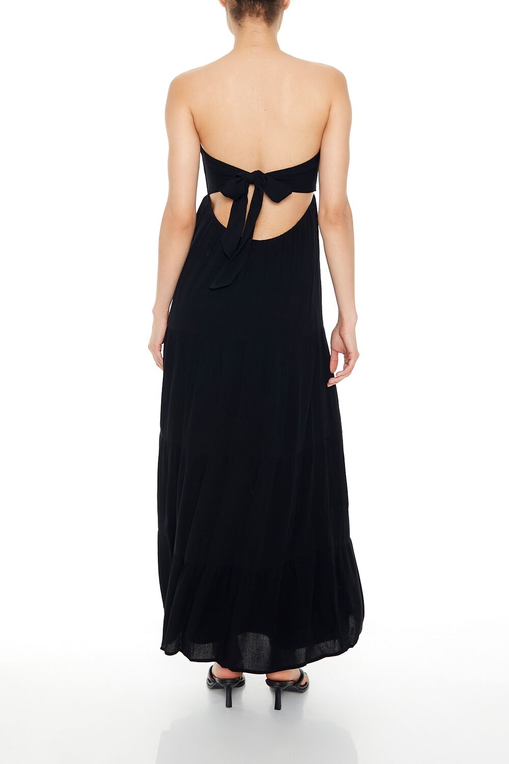 Strapless Tie-Back Maxi Dress - Image 4