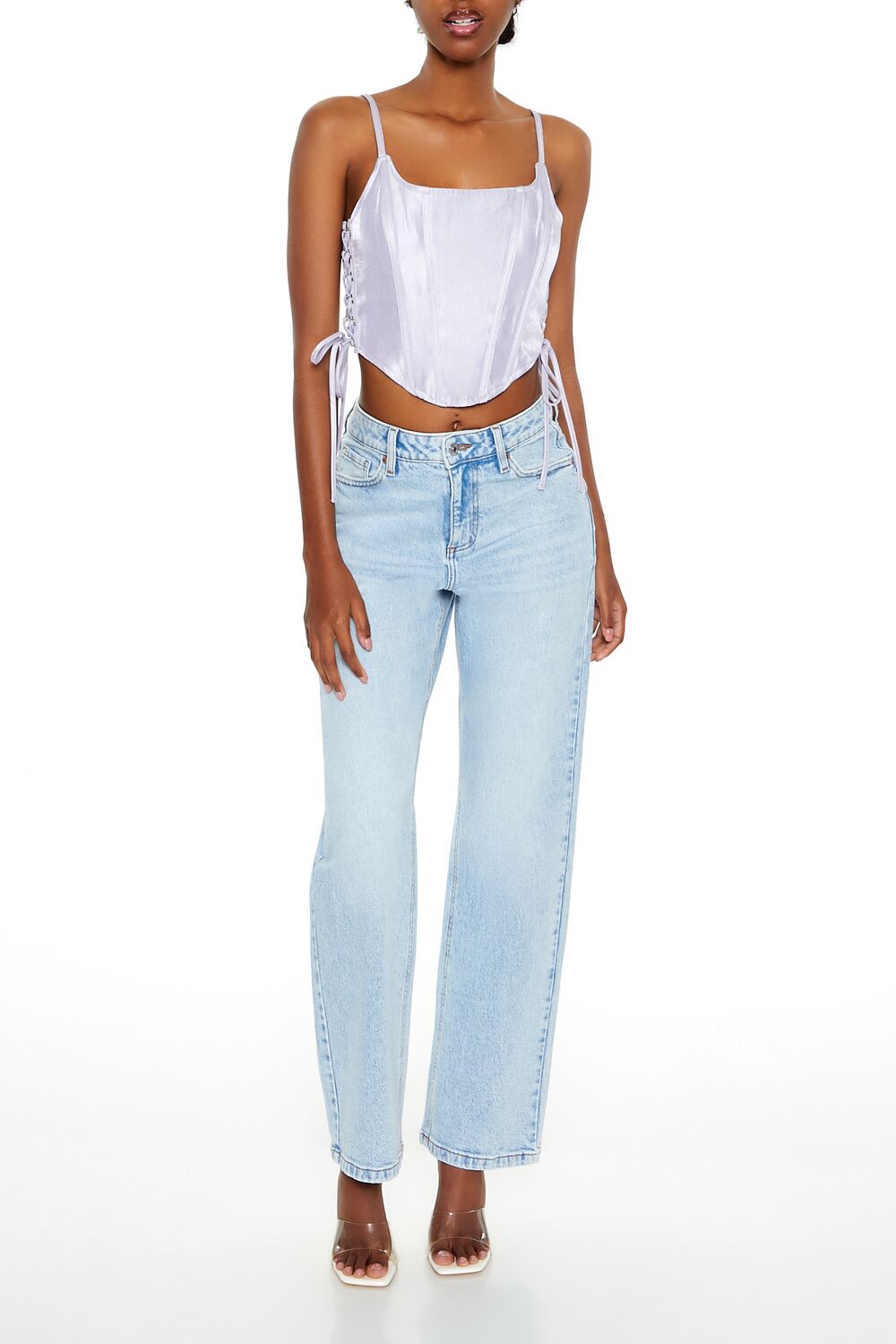 Lace-Up Corset Cami - Image 2