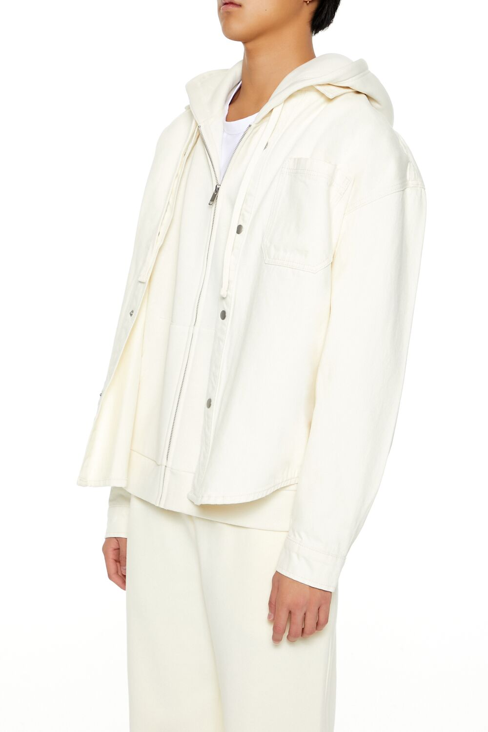 Cotton Curved-Hem Shirt - Image 10