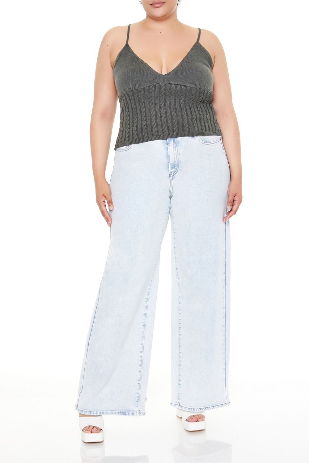 Plus Size Sweater-Knit Cami - Image 7