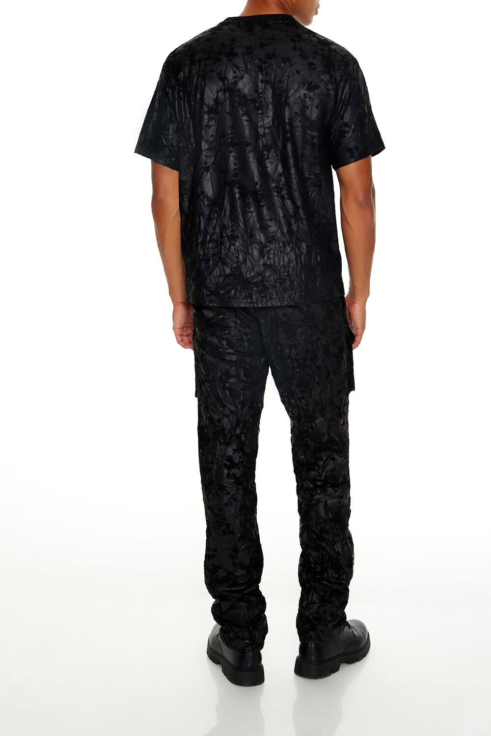 Textured Slim-Fit Mid-Rise Pants - Image 4