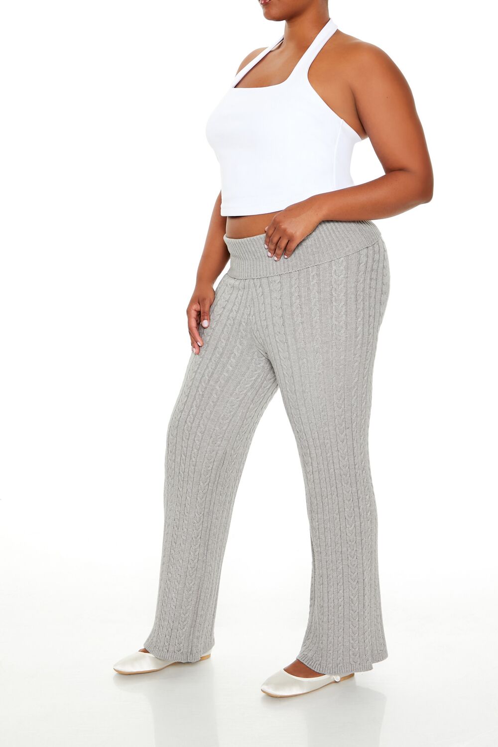 Plus Size Sweater-Knit Pants - Image 3