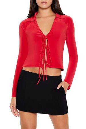 Tie-Front Crop Top