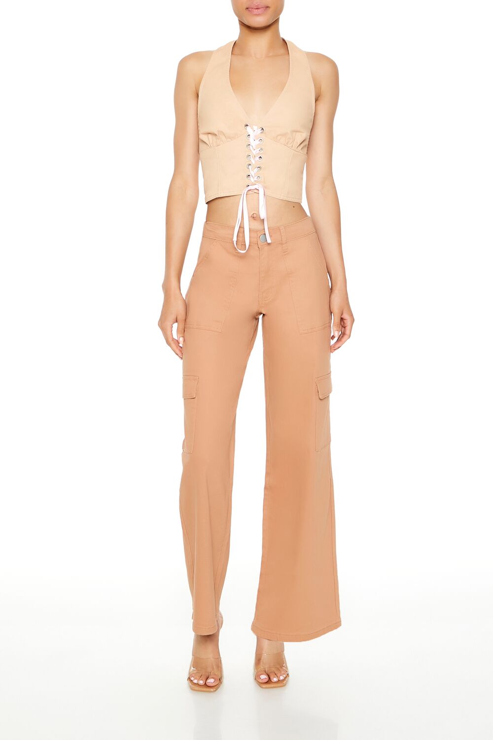 Twill Low-Rise Cargo Pants - Image 6