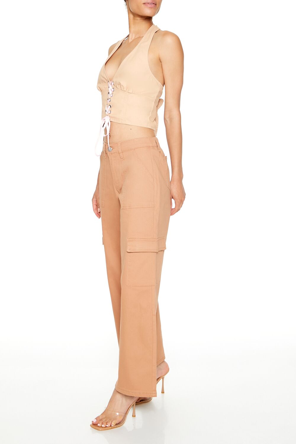 Twill Low-Rise Cargo Pants - Image 8