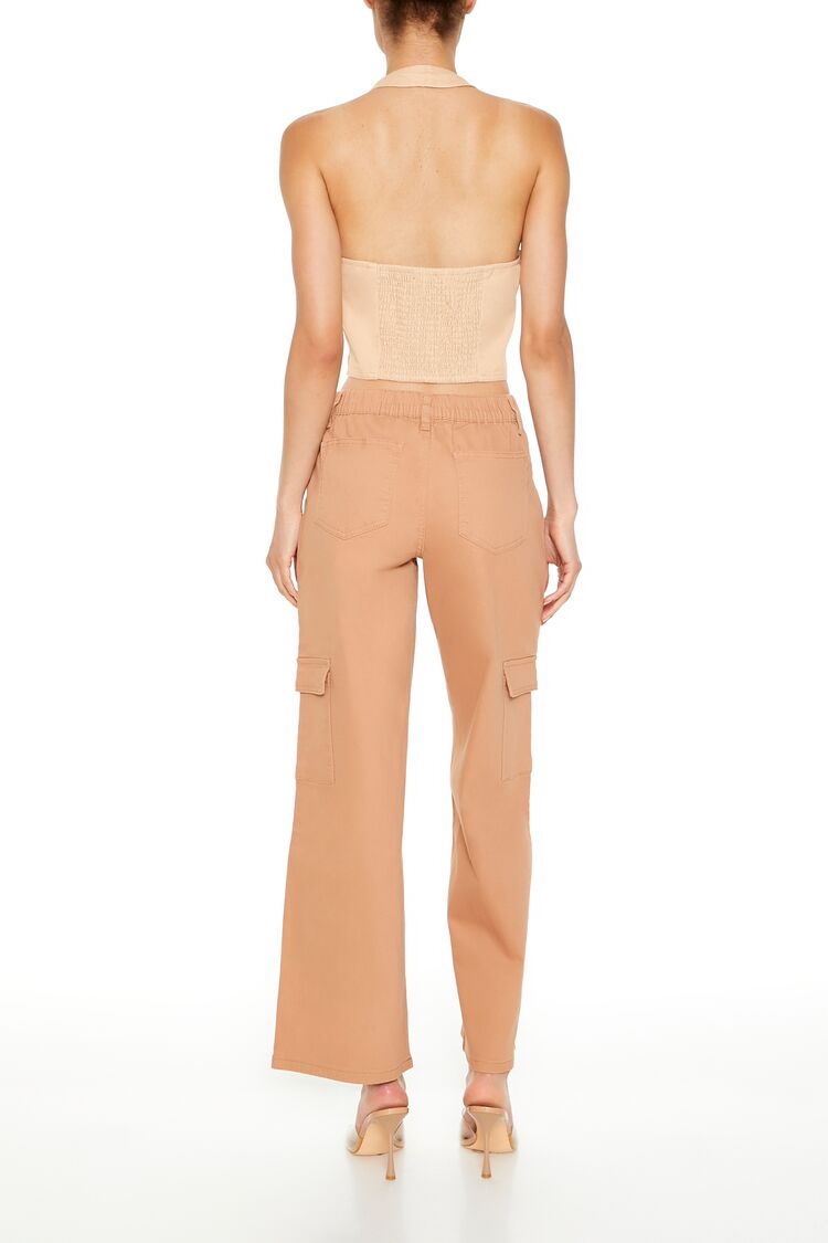 Twill Low-Rise Cargo Pants - Image 9