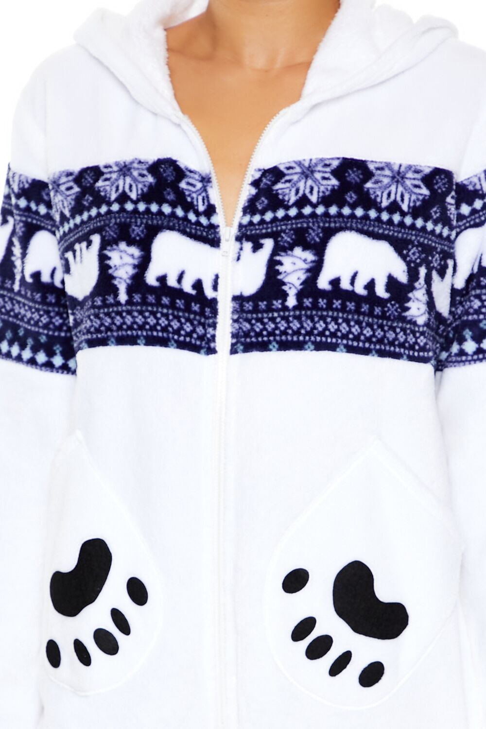 Hooded Polar Bear Jumpsuit - Image 5