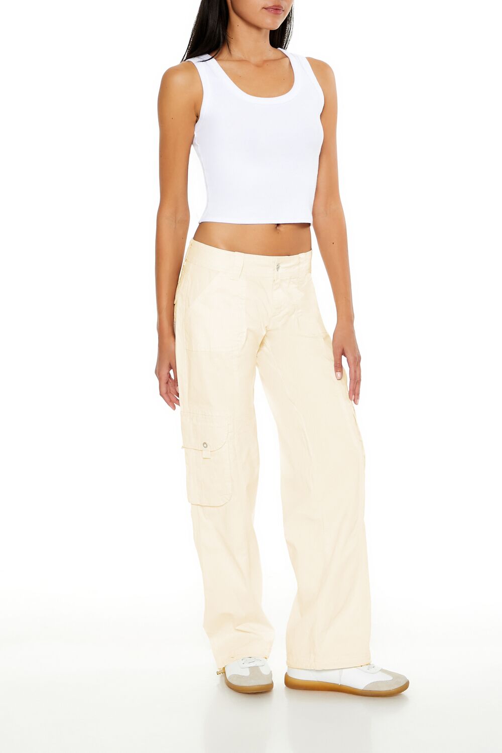 Low-Rise Straight-Leg Cargo Pants - Image 3