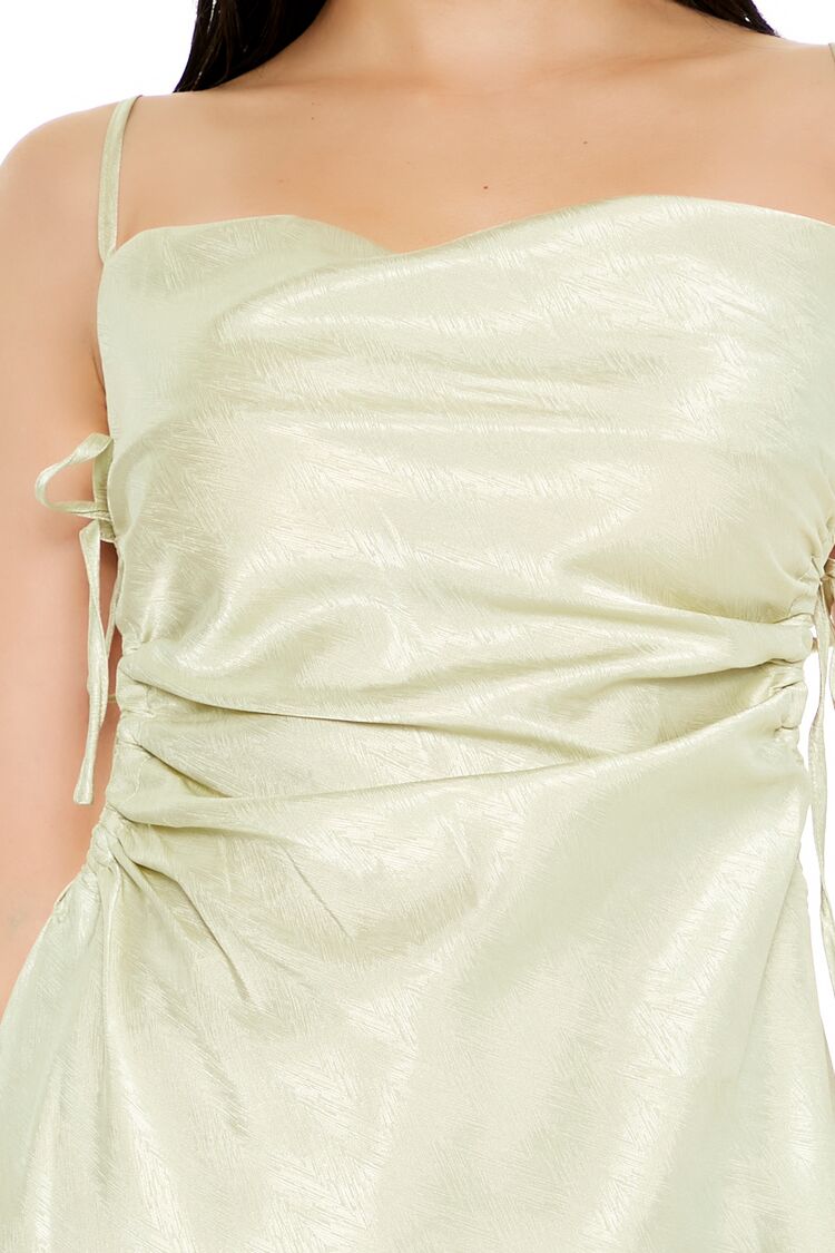 Satin Cutout Cami Slip Dress - Image 6