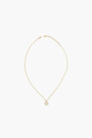 Rhinestone Zodiac Charm Necklace