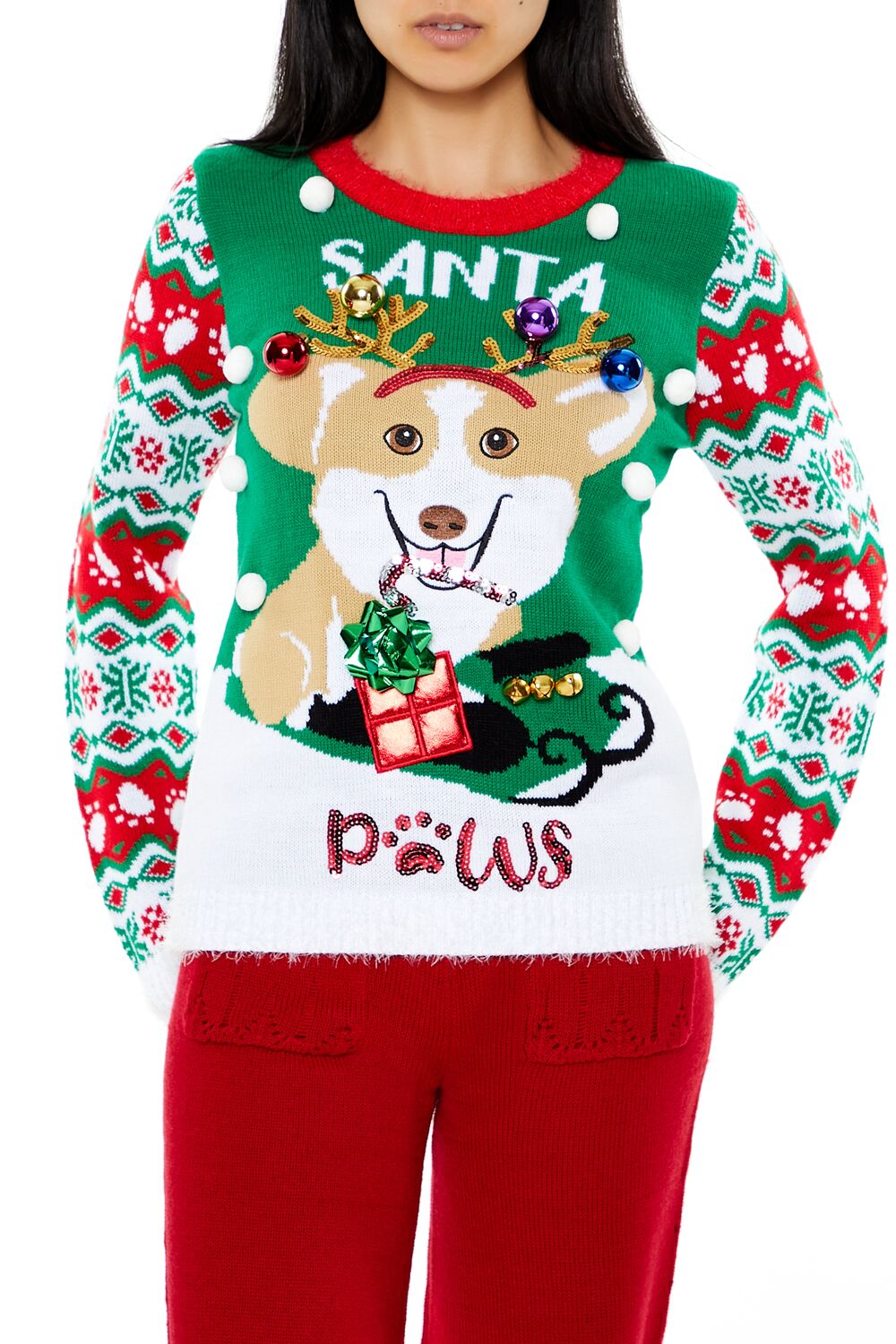 Santa Paws Fair Isle Sweater