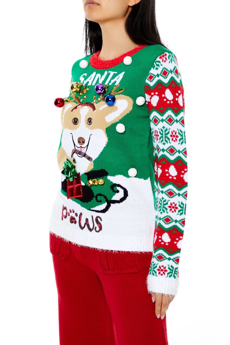 Santa Paws Fair Isle Sweater - Image 4